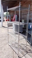 SMALL METAL SHELVING UNIT (WIRE)