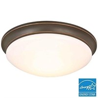 Hampton Bay 13 in. Oil-Rubbed Bronze LED