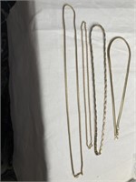 4 necklaces