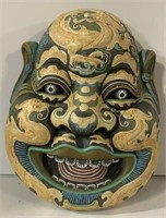 Chinese Demon Hand Painted Mask