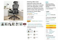 B1775  FelixKing Ergonomic Office Chair 46 Black