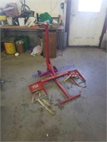 Riding Mower lift.  TroyBil.  Not used much.