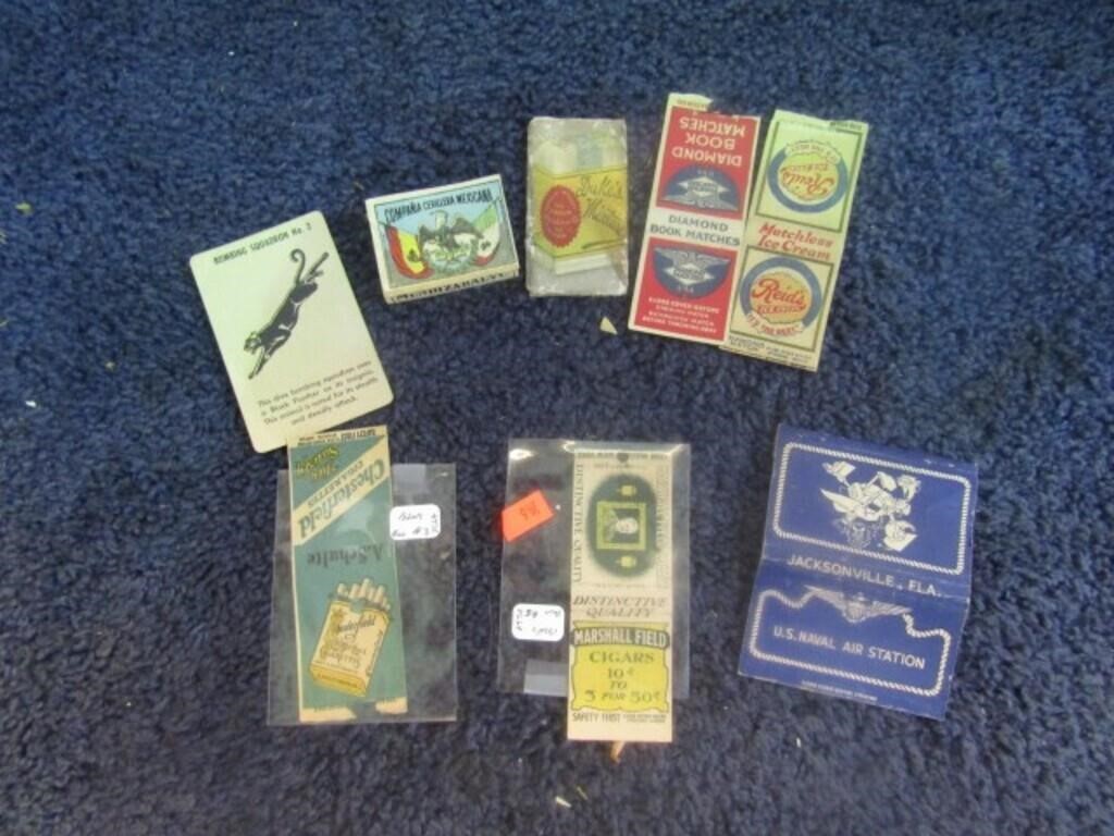 VINTAGE MATCHBOOK COVERS & BOX