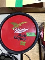 Miller malt liquor tray