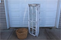 Vintage triple window & basket