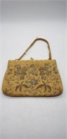 Vintage Beaded Handbag Gold