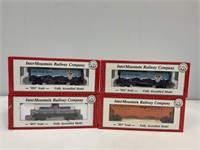 Four InterMountain Rail Cars HO Scale