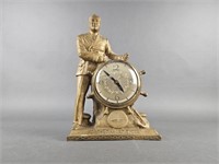Vintage F.D.R. The Man Of The Hour Mantle Clock
