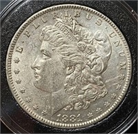 1881-O Morgan Silver Dollar (AU55)