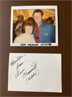 Autograph Ken Osmond as Eddie Haskell from leave