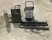 Non-Working Welder, Charger, and Light Bars-