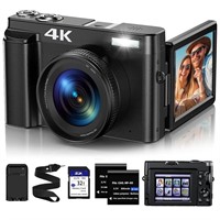 OF3328  Wednkoly Vlogging Camera 4K, Autofocus 16X