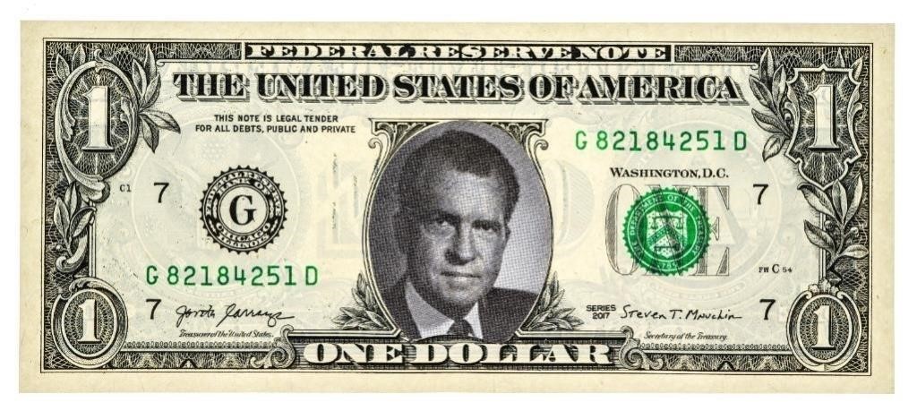 USA Federal Reserve $1.00 "Richard Nixon" Portra