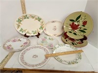 Assorted China Plates & Platters