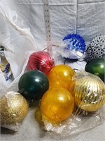 Lot of Large Christmas Bulbs & Lighted spheres