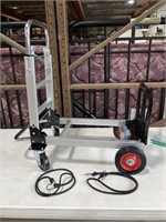 Folding hand dolly with two bungee cords 28x12