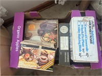 Lare box of vintage kitchen in org boxes