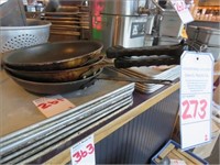 LOT, (3) 11" ALUMINUM SKILLETS