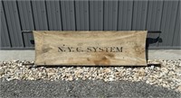 NYC Canvas and Wooden Folding Cot
