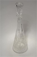 Gorgeous Tall Crystal Cut Glass Decanter