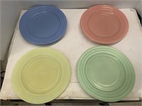 10cnt Colorful Glass Plates