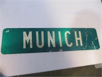 Munich Street Sign