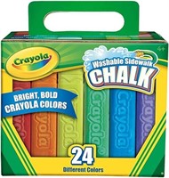 Crayola 24 Count Sidewalk Chalk (51-2024-E-000)
