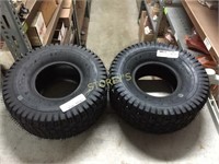 2 New Lawn Mower Tires - 15 x 6 x 6