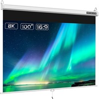 CENTURY-STAR 100 inch Projector Screen Pull Down