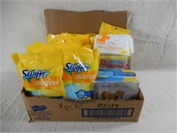 NEW SWIFFER DUSTERS, TRAINING YOUR DOG DVD, ETC