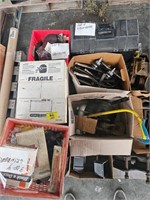 (2) BOXES BOSTITCH COIL ROOFING NAILS, GRINDER,