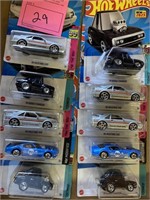 Lot of 10 hot wheels