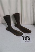 (2) Vintage Cast Iron Shoe Lathe(R1)