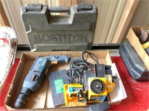 Bostitch drill & drill bit sharpener (works)