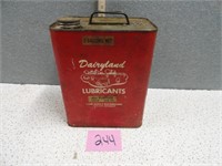 Vintage Dairyland Tin