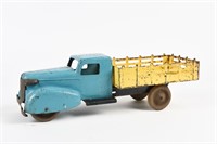 EARLY WYANDOTTE METAL STAKE TRUCK