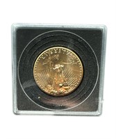 1999 $25 1/2 OUNCE .999 FINE GOLD AMERICAN EAGLE