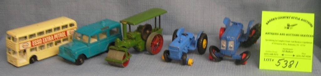 Group of five vintage Matchbox vehicles