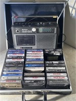 Vintage Cassette Radio & Cassettes