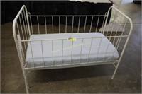 vintage metal crib