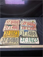 Misc vtg license plates