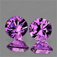 Natural Purple/Pink Sapphire Pair [Flawless-VVS]