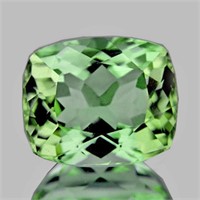 Natural Vivid Green Tourmaline - VVS