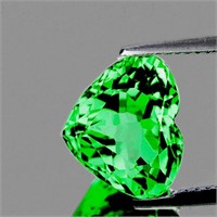 Natural Chrome Green Tsavorite Garnet Heart [VVS]