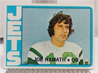 1972 TOPPS JOE NAMATH #100 NEW YORK JETS
