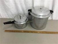 Pressure cookers for canning
