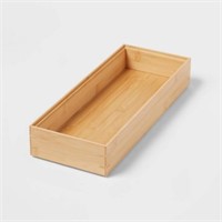 6x 15 Bamboo Rectangular Drawer Organizer