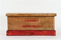 STORAGE TRUNK - RESTORED MASSEY FERGUSON