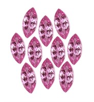 Genuine 6x3mm Marquise Pink Topaz (10pc)