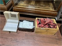 Card Box, Poly Boufants, Crate with Material
